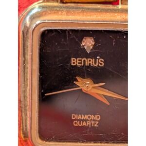 Benrus Diamond Quartz Ladies Watch RARE